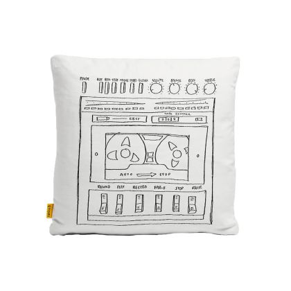 Boombox Outdoor Throw Pillow